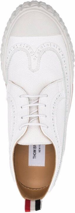 Thom Browne Collegiate low-top sneakers Wit