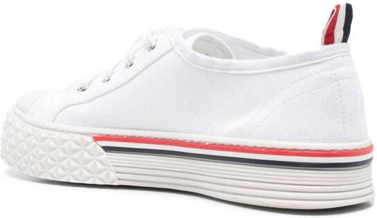 Thom Browne Collegiate low-top sneakers Wit