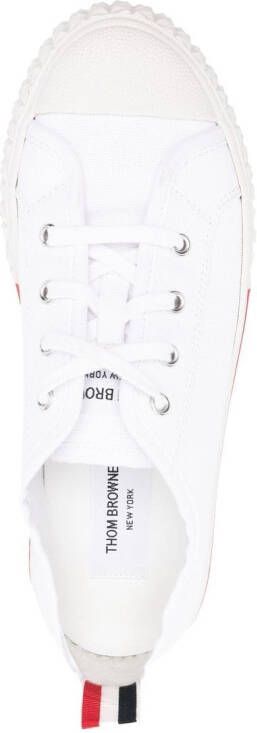 Thom Browne Collegiate low-top sneakers Wit