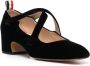 Thom Browne Fluwelen sandalen Zwart - Thumbnail 2