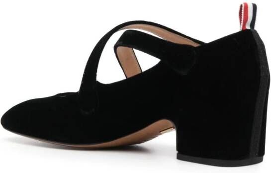 Thom Browne Fluwelen sandalen Zwart