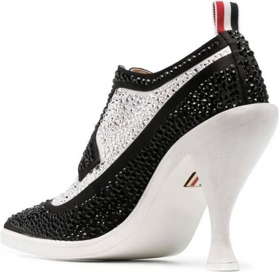 Thom Browne Derby schoenen verfraaid met kristallen Zwart