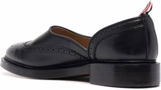Thom Browne D'orsay slip-on loafers Zwart