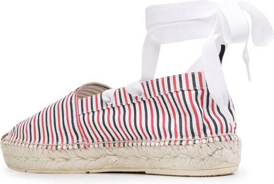 Thom Browne Espadrilles met afneembaar enkelbandje Rood