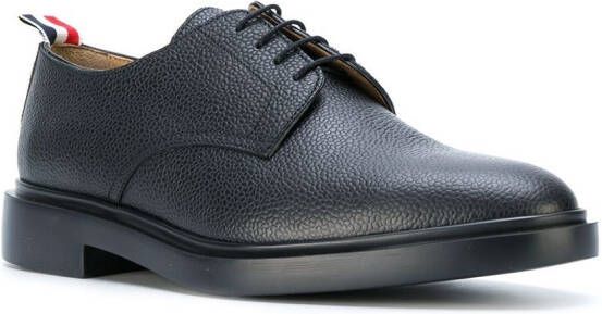 Thom Browne Leren derby schoenen Zwart