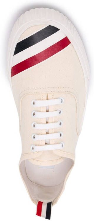 Thom Browne Heritage canvas sneakers Wit