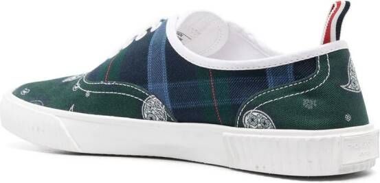 Thom Browne Heritage low-top sneakers Groen