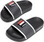 Thom Browne Kids Slippers met open neus Grijs - Thumbnail 2