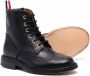 Thom Browne Kids Veterlaarzen met brogue detail Zwart - Thumbnail 2