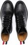 Thom Browne Kids Veterlaarzen met brogue detail Zwart - Thumbnail 3