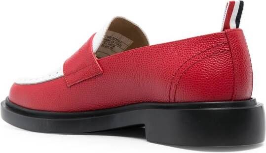 Thom Browne Klassieke penny loafers Rood