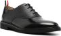 Thom Browne Leren brogues met logo label Zwart - Thumbnail 2