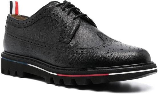 Thom Browne Leren brogues Zwart