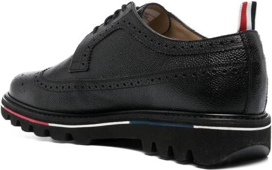 Thom Browne Leren brogues Zwart