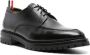 Thom Browne Leren derby schoenen met ronde neus Zwart - Thumbnail 2