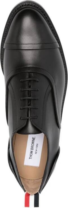 Thom Browne Leren Oxford schoenen Zwart