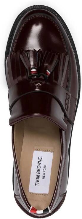 Thom Browne Loafers met kwastjes Rood