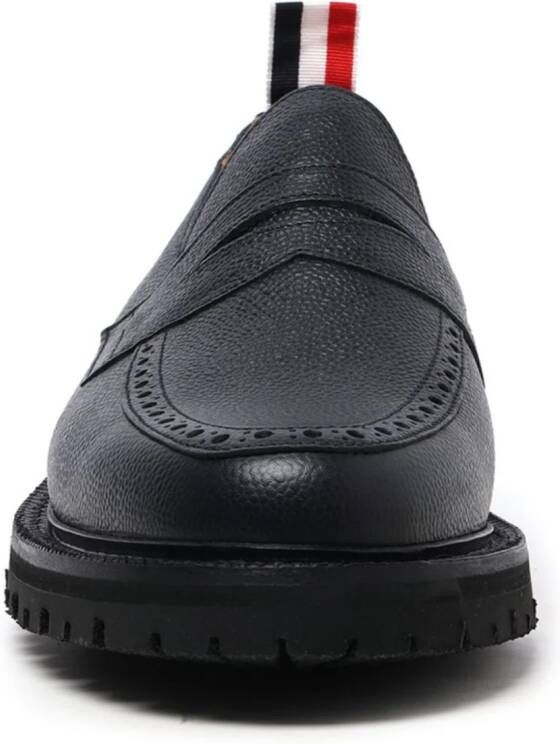 Thom Browne Loafers met ronde neus Zwart