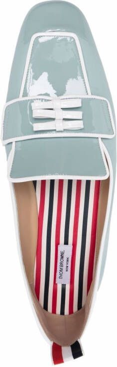 Thom Browne Loafers met strik Blauw