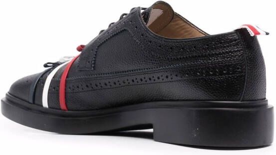 Thom Browne Longwing brogues met drie strikken Zwart