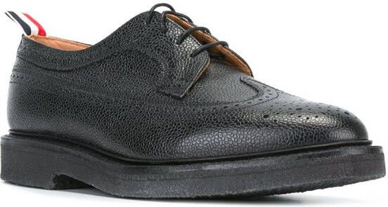 Thom Browne longwing brogues shoes Zwart