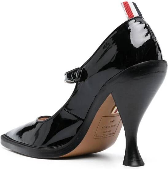 Thom Browne Mary Jane pumps met gekruiste bandjes Zwart