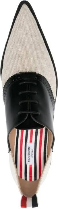 Thom Browne Oxford schoenen met colourblocking Beige