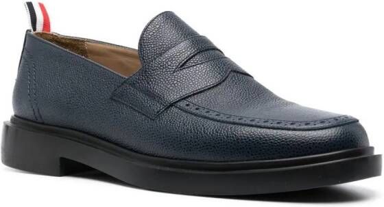 Thom Browne Penny leren loafers Blauw
