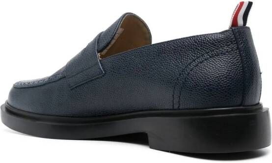 Thom Browne Penny leren loafers Blauw