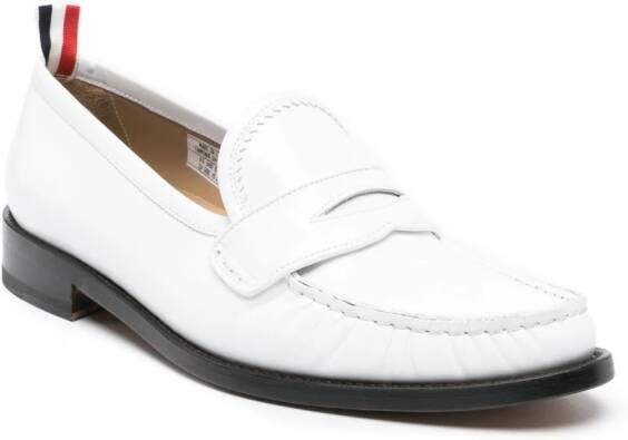 Thom Browne Penny loafers Wit