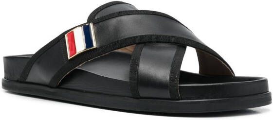 Thom Browne Sandalen met gekruiste bandjes Zwart