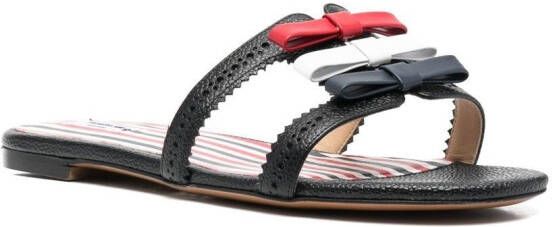 Thom Browne Sandalen met strikdetail Zwart