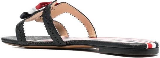 Thom Browne Sandalen met strikdetail Zwart