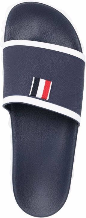 Thom Browne Slippers met kabelzool Blauw