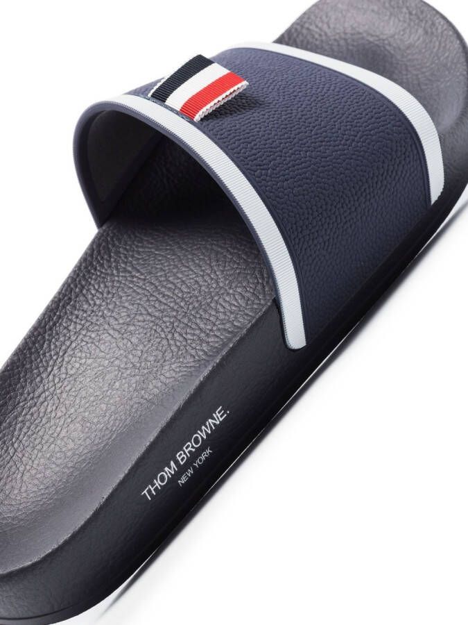 Thom Browne Slippers van badstof Blauw