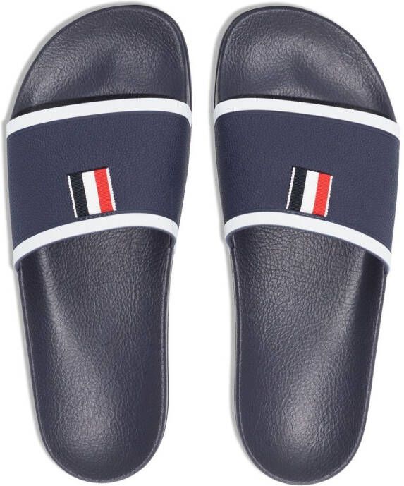 Thom Browne Slippers van badstof Blauw