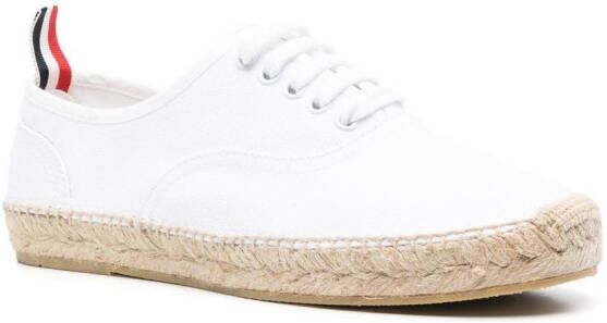 Thom Browne Sneakers met jute zool Wit