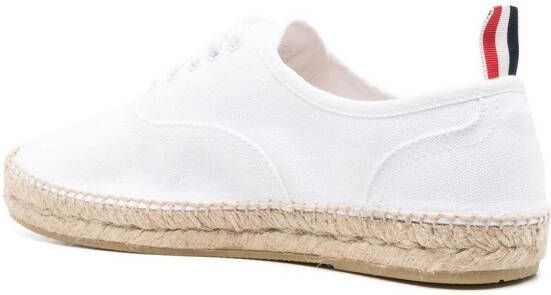 Thom Browne Sneakers met jute zool Wit