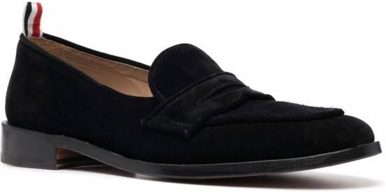 Thom Browne Varsity loafers met bandje Zwart