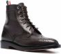 Thom Browne Wingtip enkellaarzen met Goodyear zool Bruin - Thumbnail 2