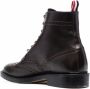 Thom Browne Wingtip enkellaarzen met Goodyear zool Bruin - Thumbnail 3