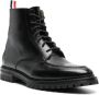 Thom Browne Wingtip leren laarzen Zwart - Thumbnail 2