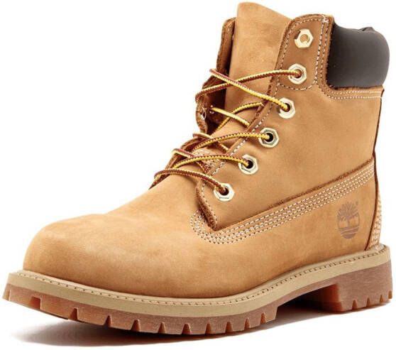 Timberland Kids Premium enkellaarzen met veters Bruin - Foto 2