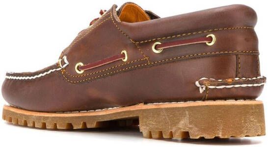 Timberland Bootschoenen met chunky zool Bruin