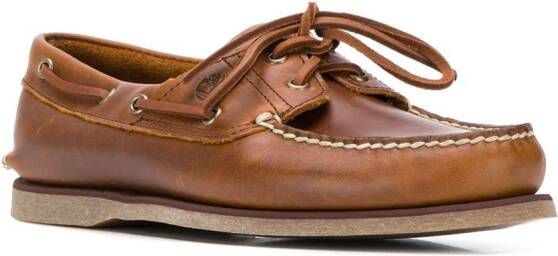 Timberland Bootschoenen met vetersluiting Bruin