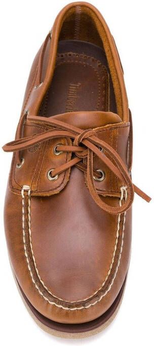 Timberland Bootschoenen met vetersluiting Bruin