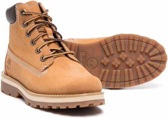 Timberland Kids Enkellaarzen met veters Blauw