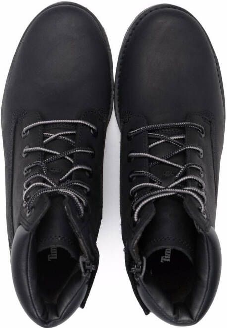 Timberland Kids Enkellaarzen met veters Zwart