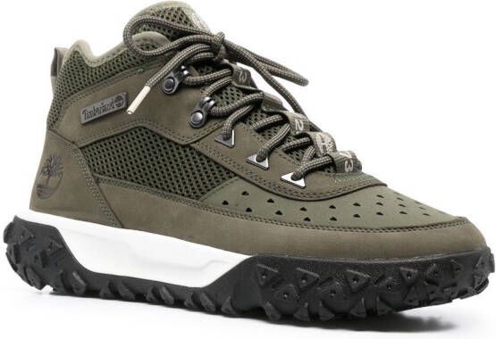Timberland Leren wandellaarzen Groen