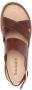 Timberland Leren sandalen met logo-reliëf Rood - Thumbnail 4